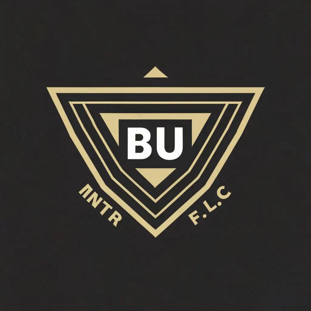 a logo design,with the text "BU Inter F.C.", main symbol:Diamond, resilience, integrity, and perseverance,complex,clear background