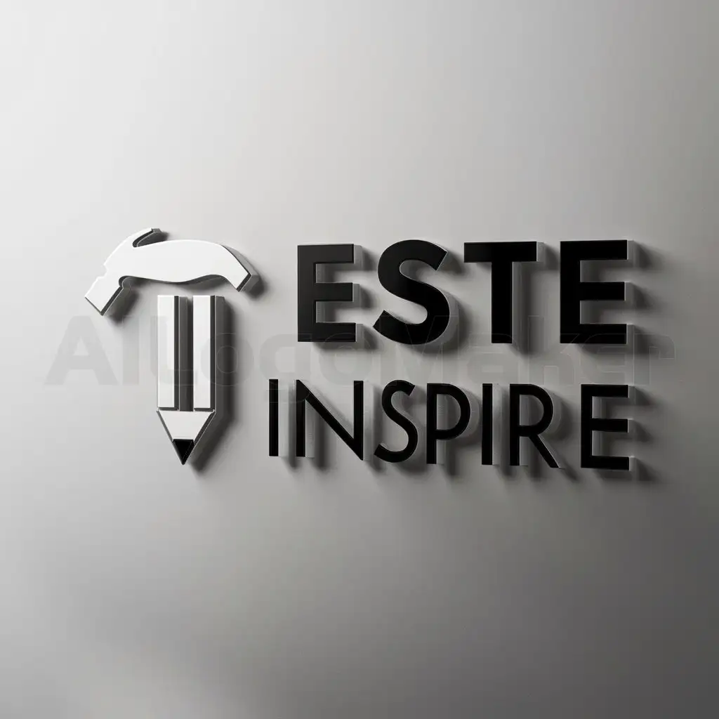 a logo design,with the text "ESTE INSPIRE", main symbol:Counsel & Training,Moderate,be used in Construction industry,clear background
