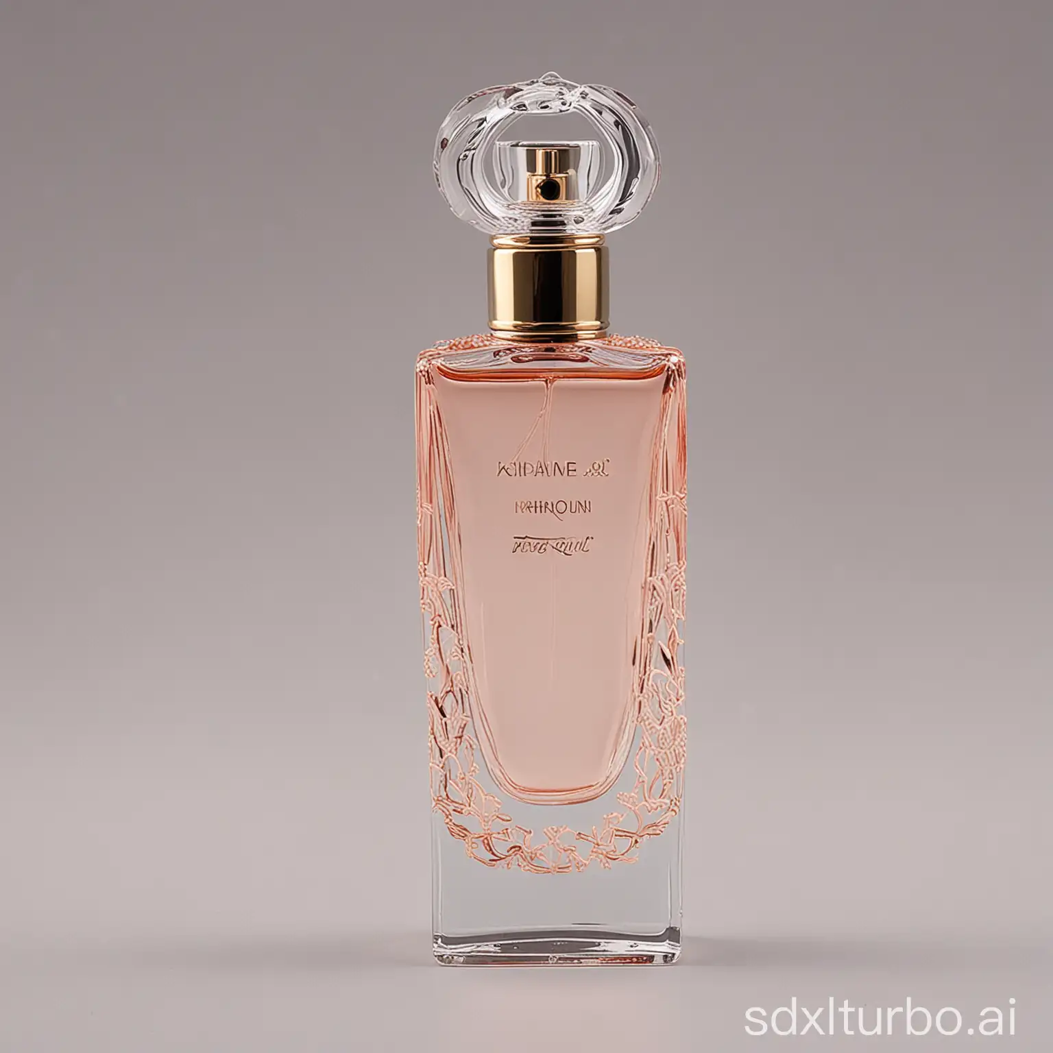 Lady perfume bottle packaging