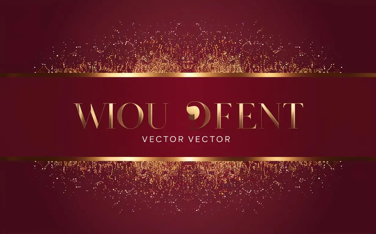 Elegant WineColored Ad Banner Vector Template for Marketing | AI Image ...