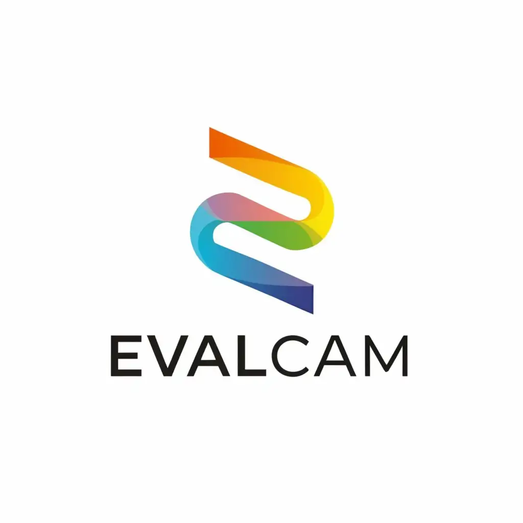 a logo design,with the text "EvalCAM", main symbol:EC,Moderate,be used in Technology industry,clear background