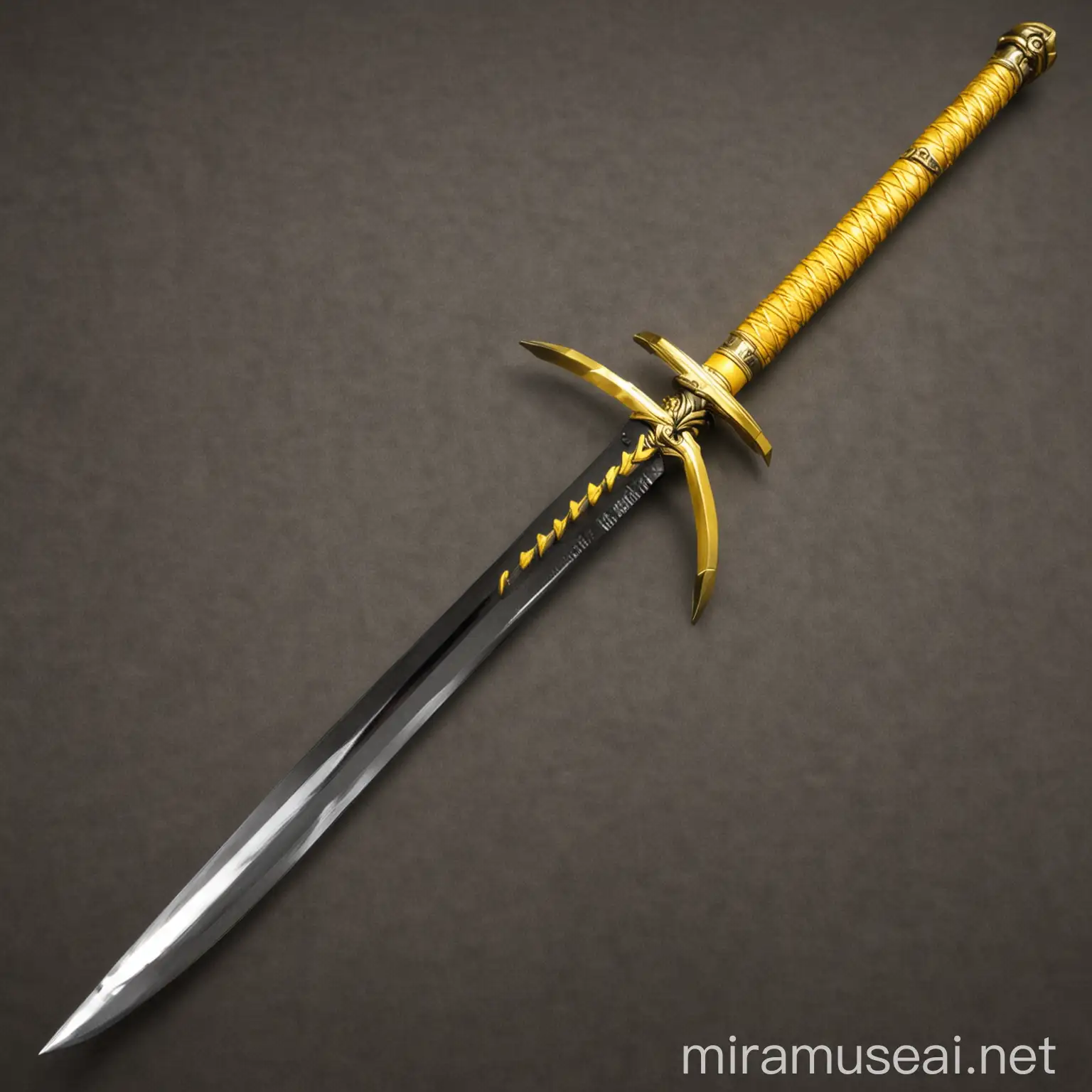 Mystical Wolverine Warrior with Yellow Style Sword
