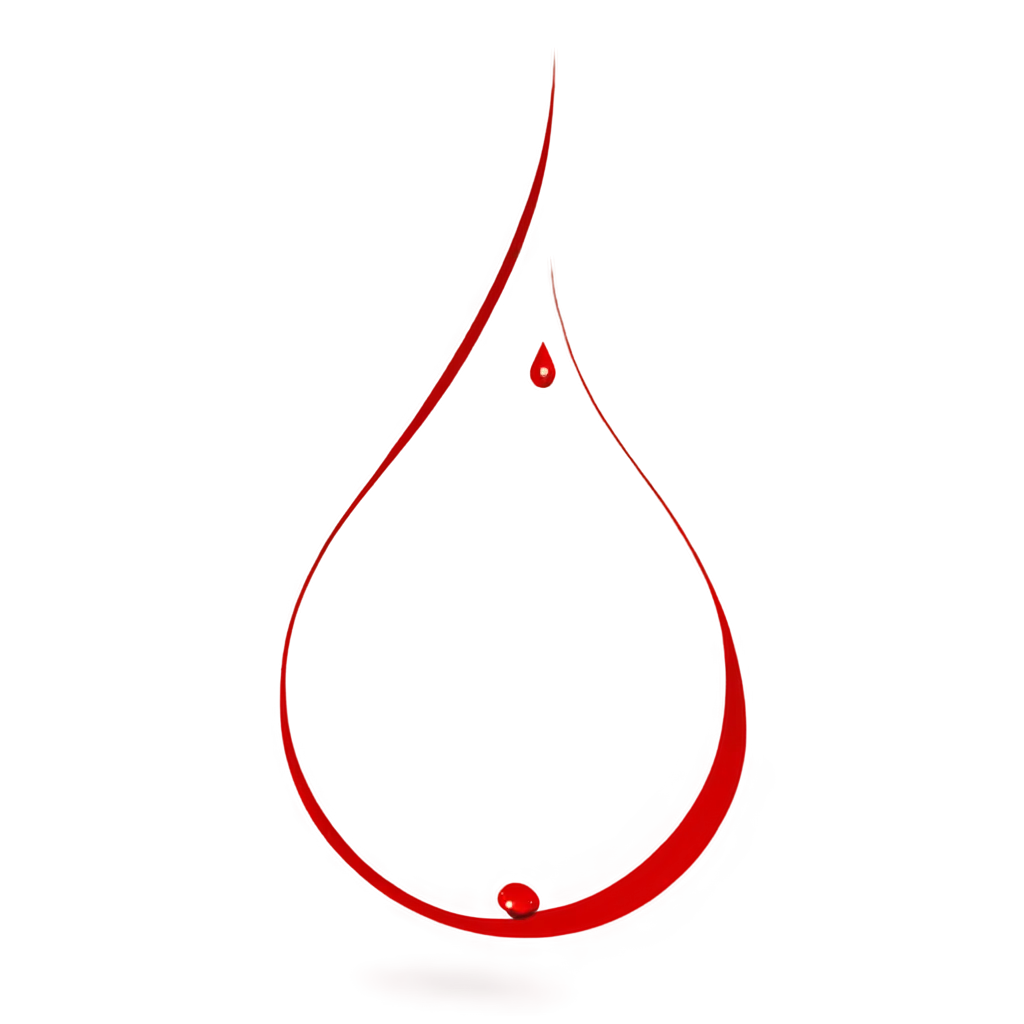 waterdrop in darkred as logo