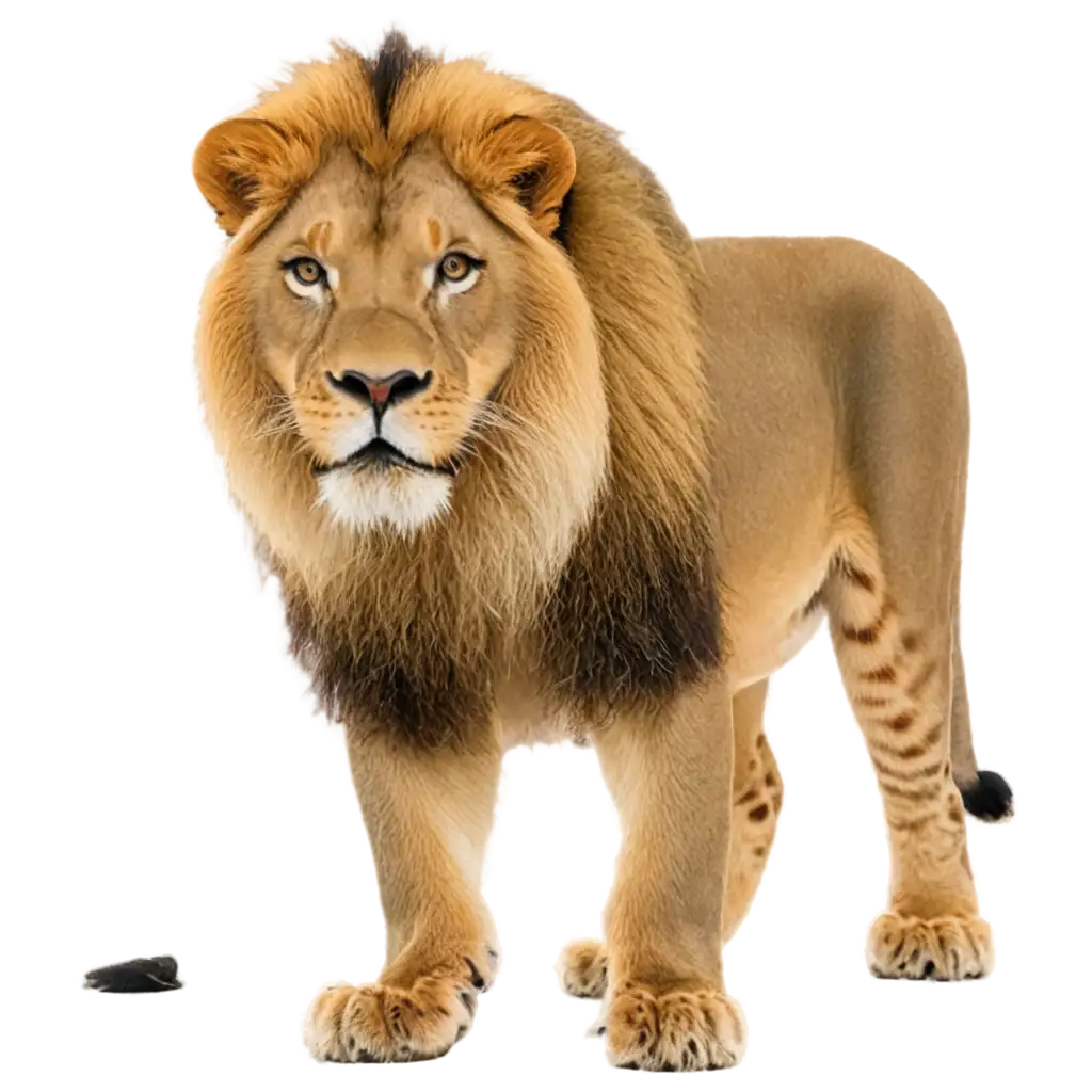 Majestic-Lion-PNG-Roaring-Beauty-Captured-in-HighQuality-Image-Format