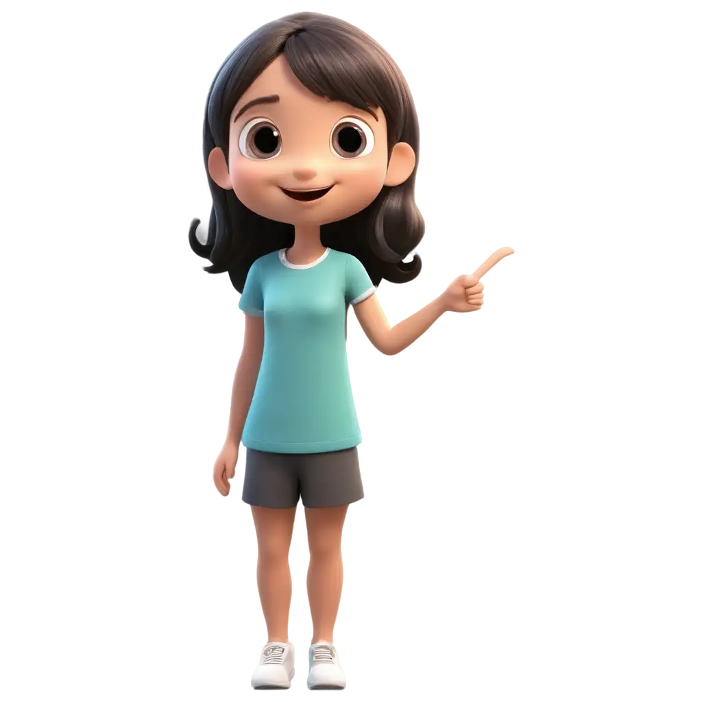 Adorable-Girl-Cartoon-PNG-Captivating-Illustration-for-Digital-Platforms