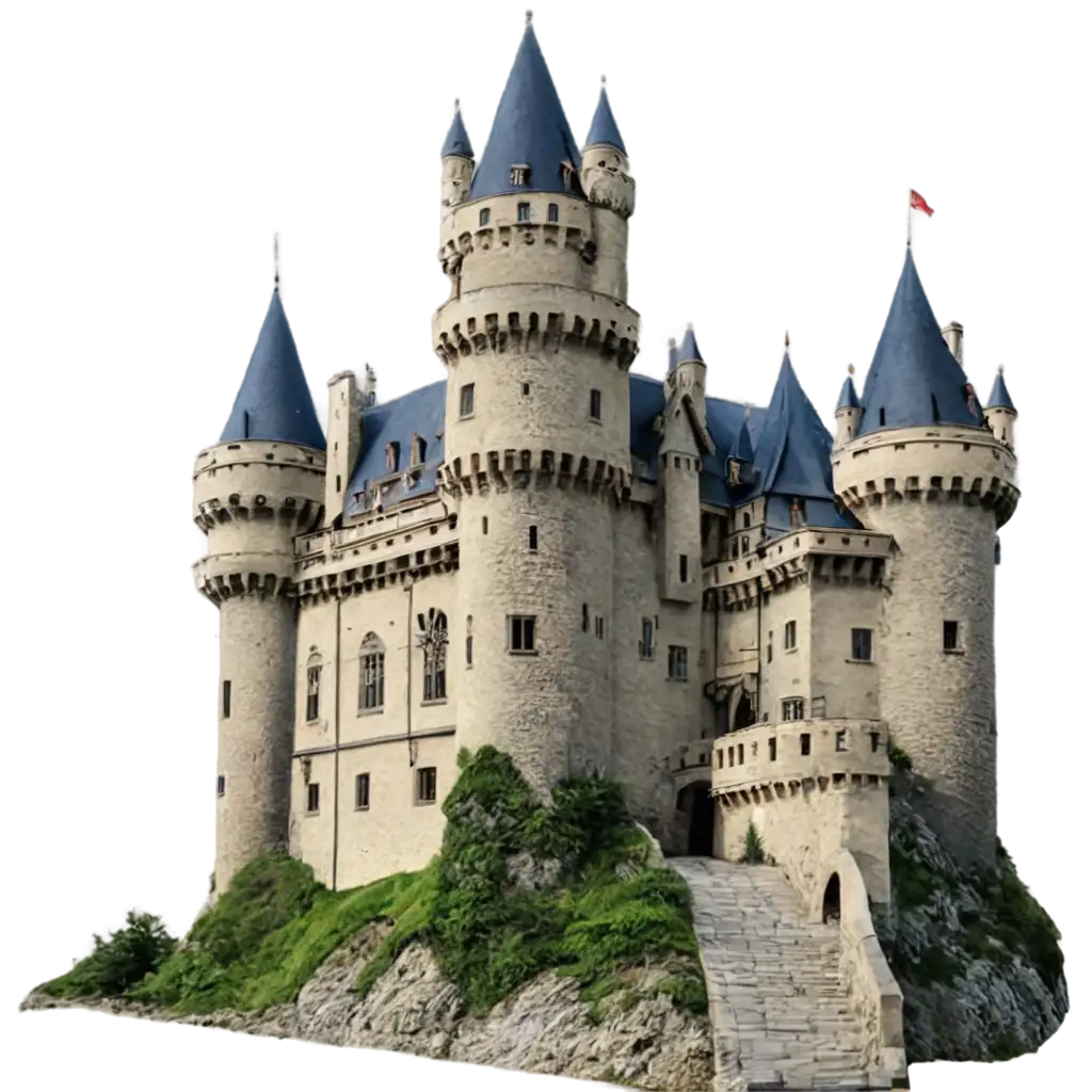 Majestic-Castle-PNG-Enhance-Your-Design-with-HighQuality-Transparency