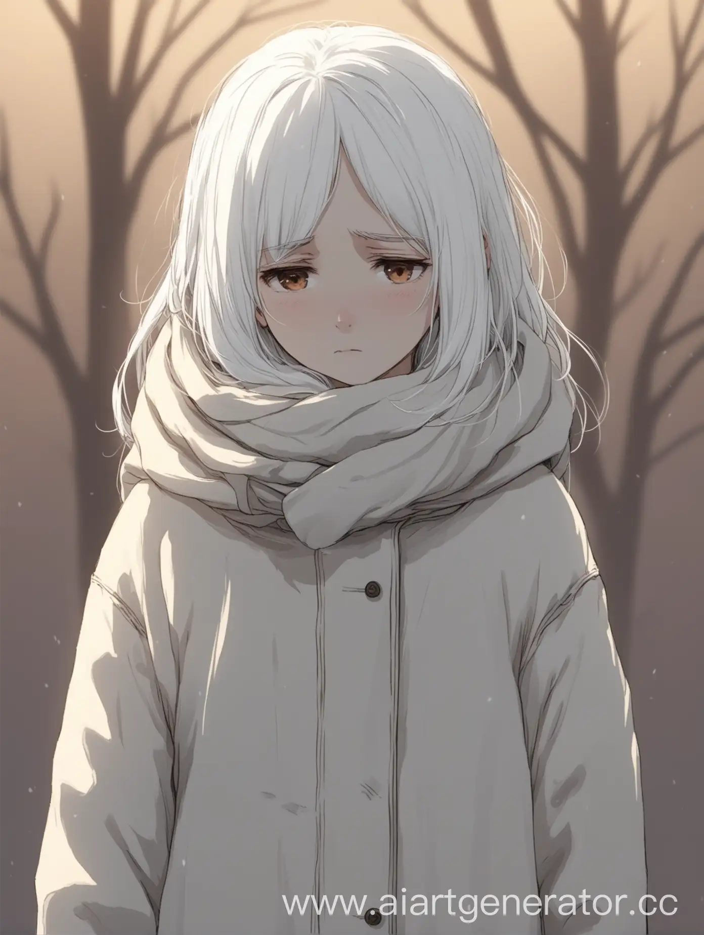 Shy-Girl-with-White-Hair-in-Cozy-Winter-Attire
