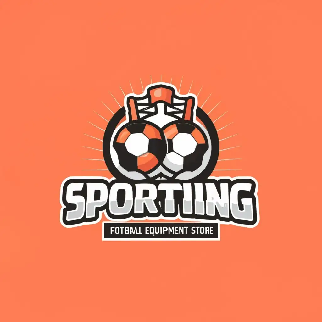 a logo design,with the text "Sporting and football equipment store", main symbol:Boots,Minimalistic,be used in Sports Fitness industry,clear background
