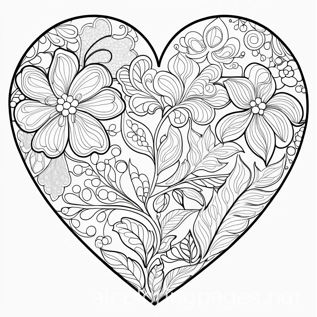 Floral-Lace-Heart-Coloring-Page-Black-and-White-Line-Art-for-Simplicity-and-Easy-Coloring