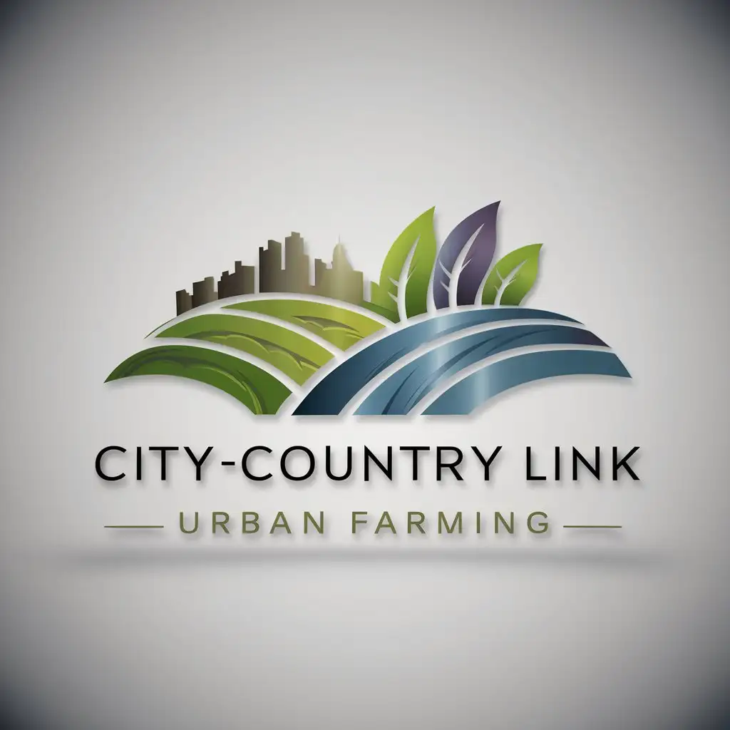 生成一个掌上农场的商标，名字为城乡link