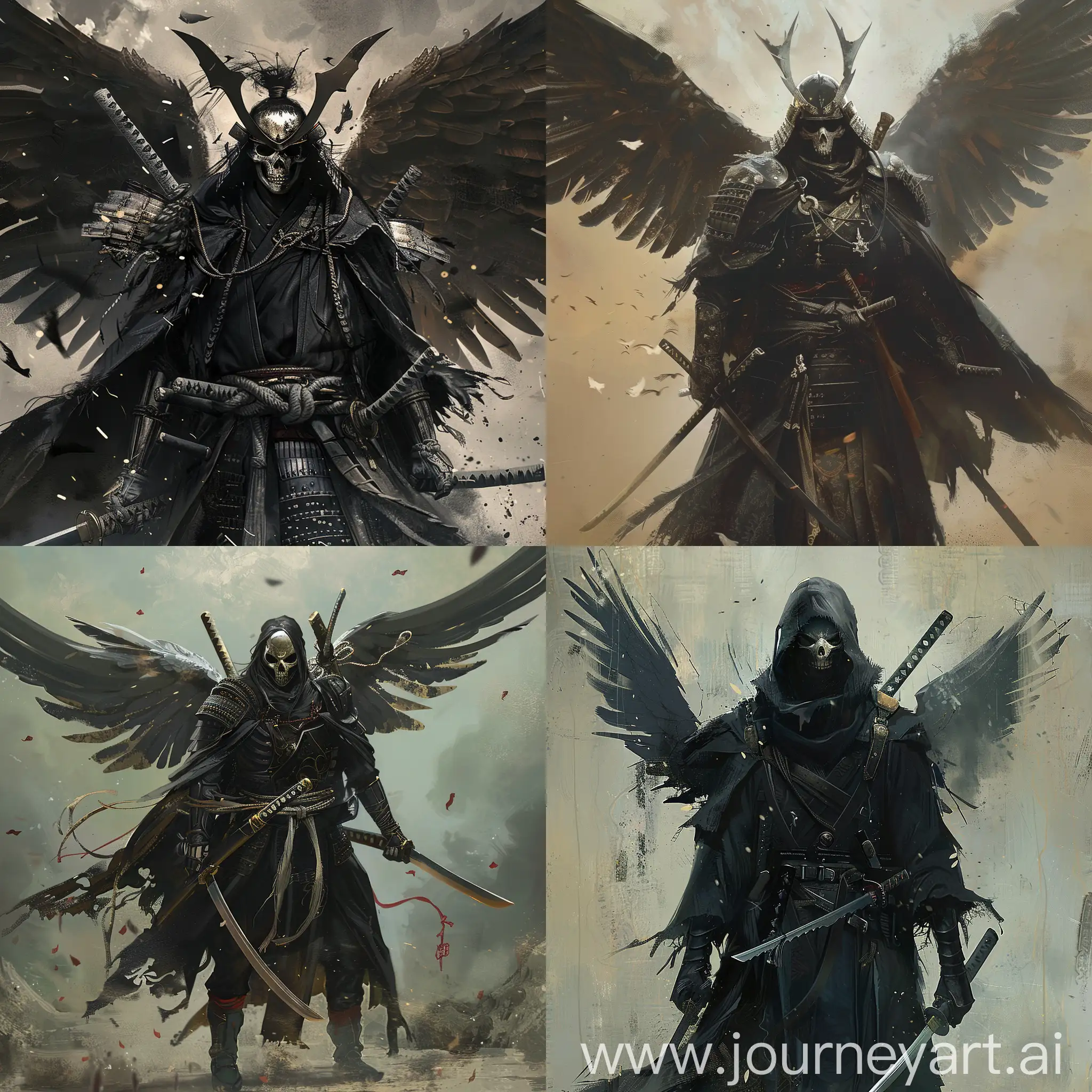 Mysterious-Warrior-with-Iron-Wings-and-Dual-Katanas