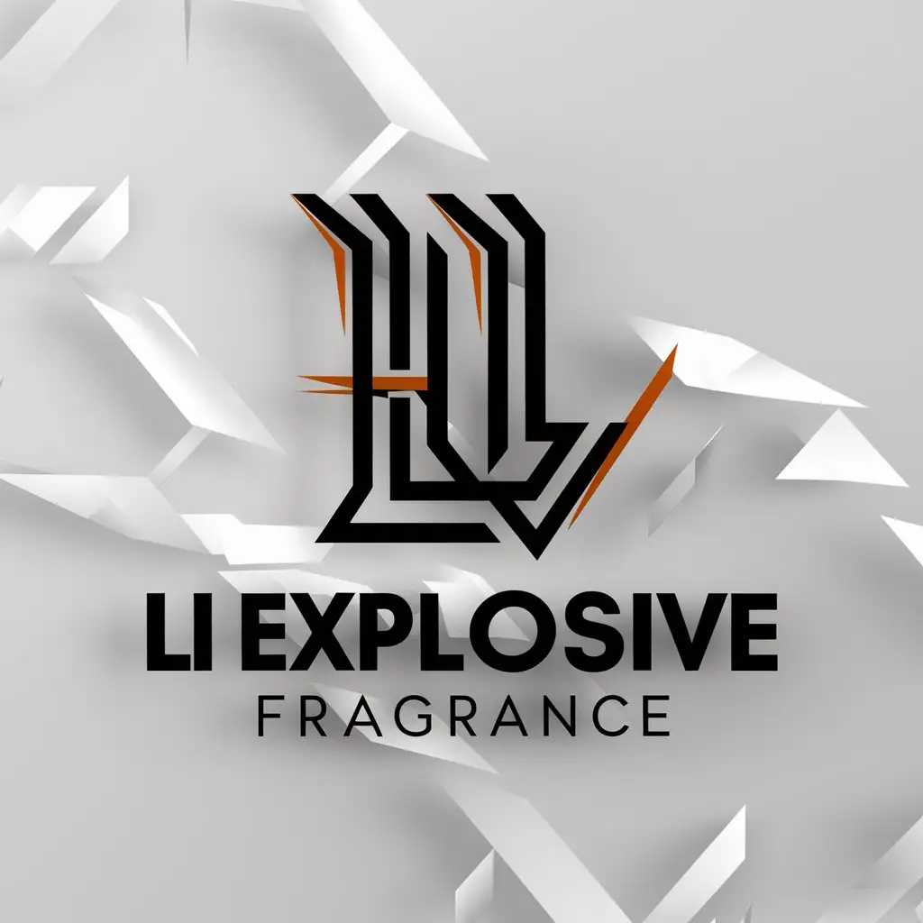 a logo design,with the text "Li explosive fragrance", main symbol:L,complex,clear background