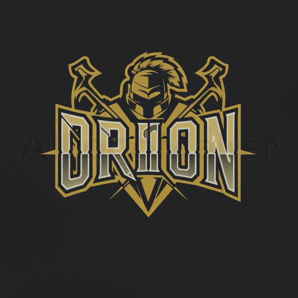 a logo design,with the text "Orion", main symbol:Logo Orion, football team logo, archer in mythology,Moderate,be used in football industry,clear background