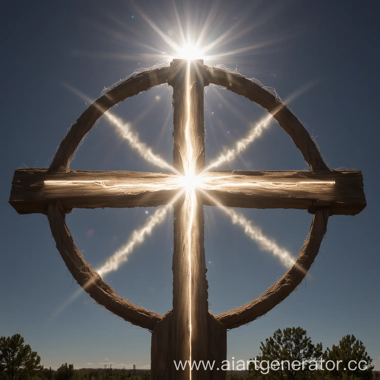Sacred-Solar-Cross-Symbol-in-Radiant-Light