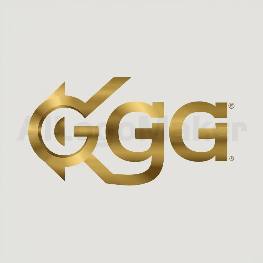 a logo design,with the text "GG", main symbol:golden,Moderate,clear background