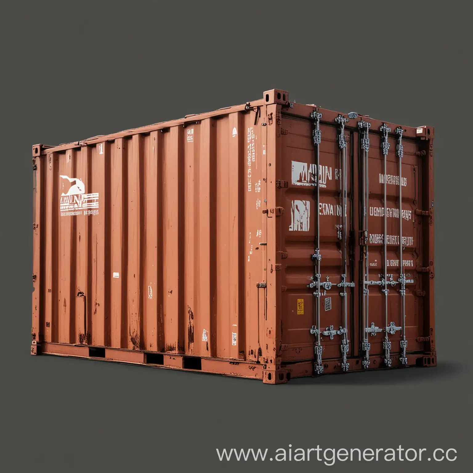 Marine-Container-Delivery-on-Transparent-Background