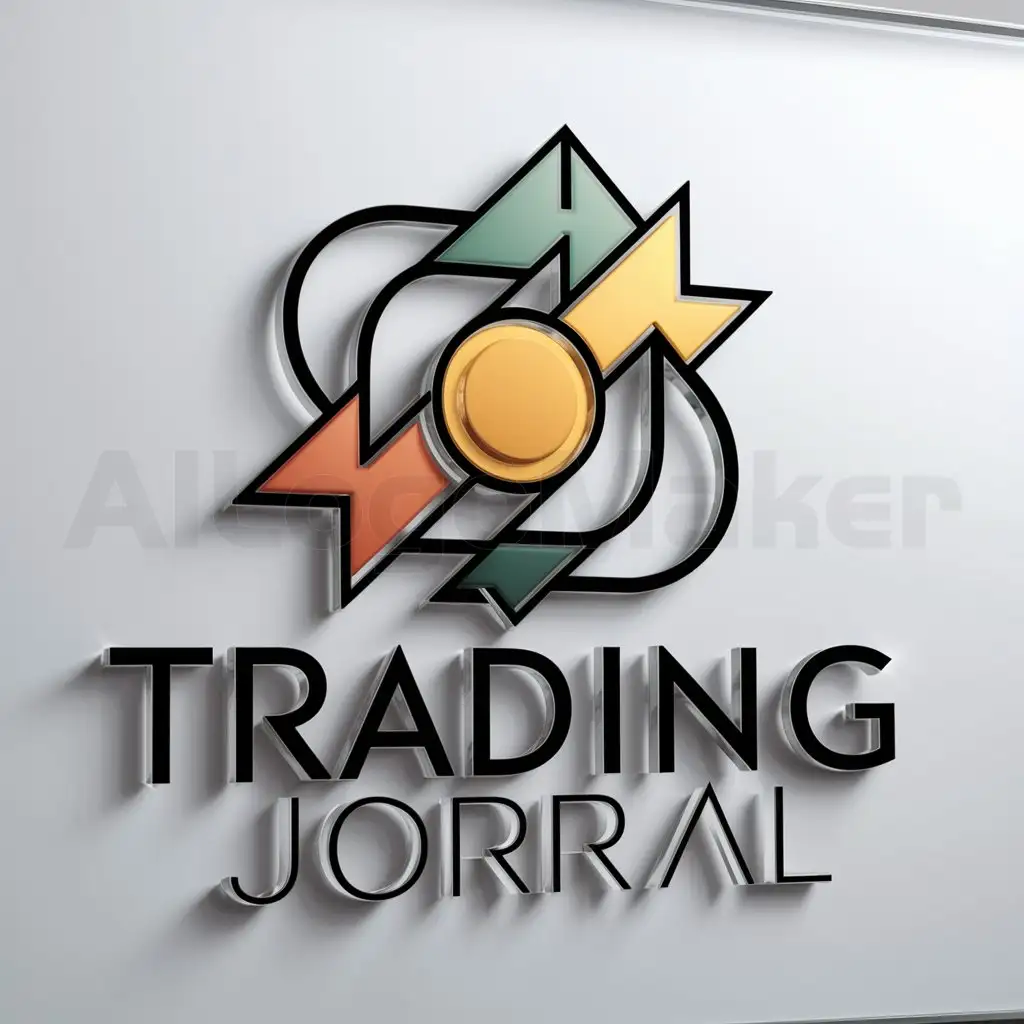 a logo design,with the text "tradingJournal", main symbol:investment symbol,complex,be used in Finance industry,clear background