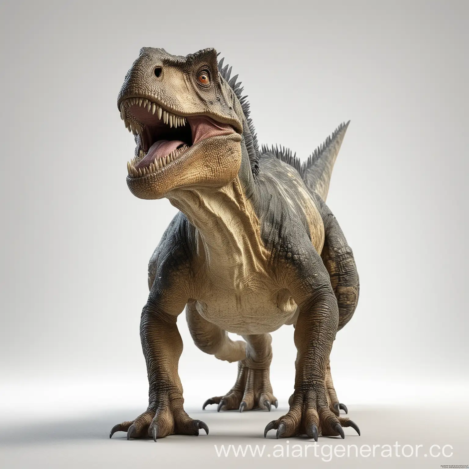 dinosaur, front, white background