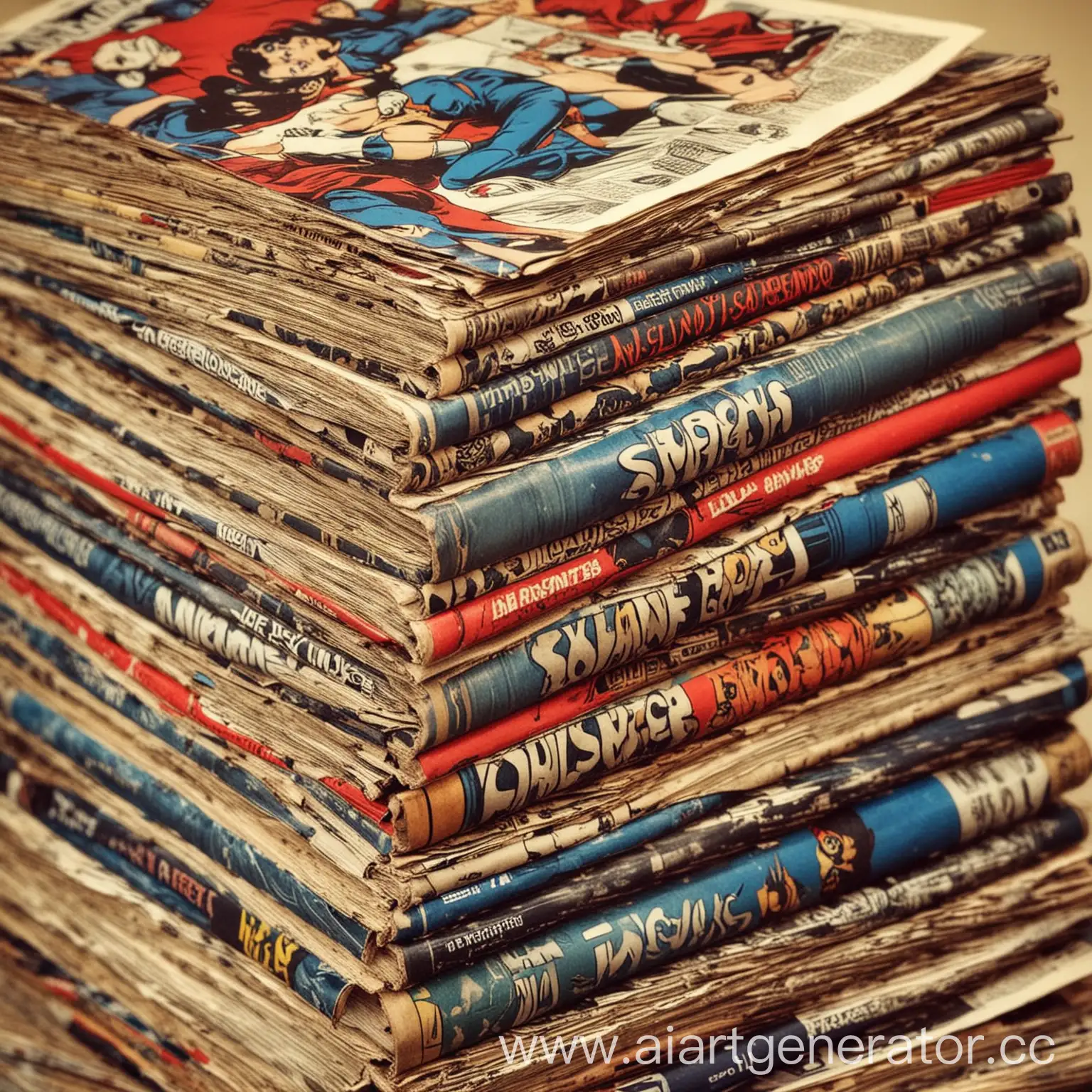 Vintage-Comic-Books-on-Historical-Subjects