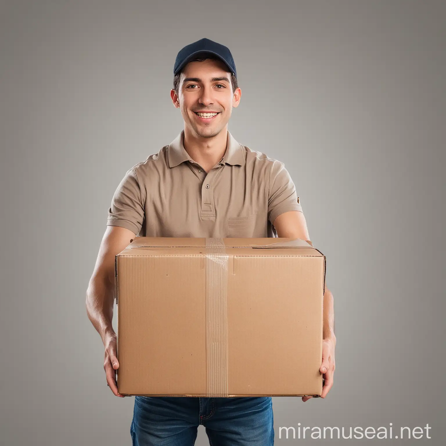 Package Delivery Person Transparent Background PNG