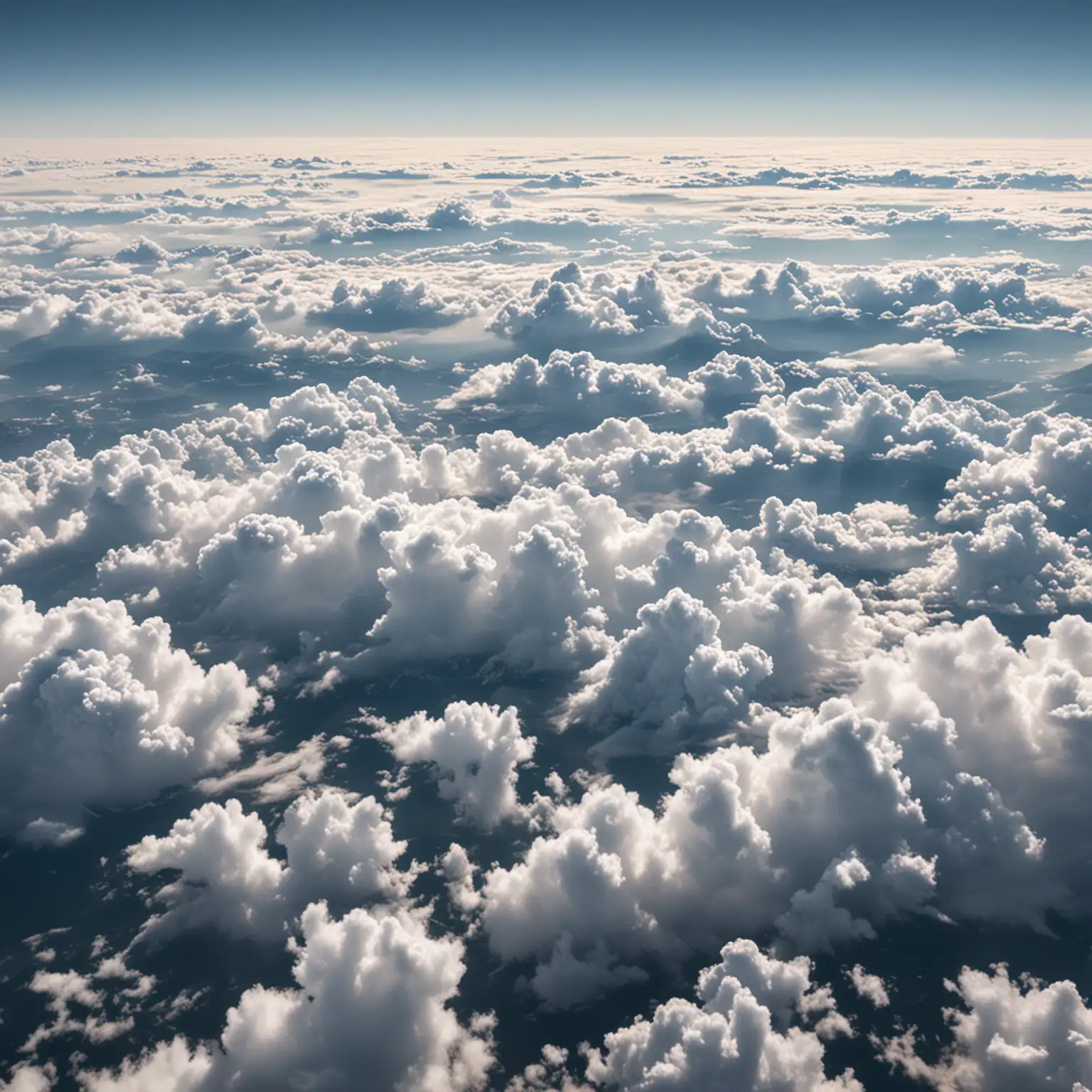 white clouds floating, high altitude overview, transparent png