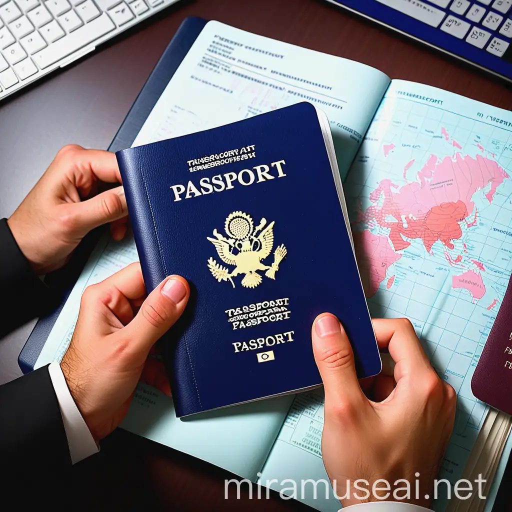 Professional Translator at Work Passport Translation Service