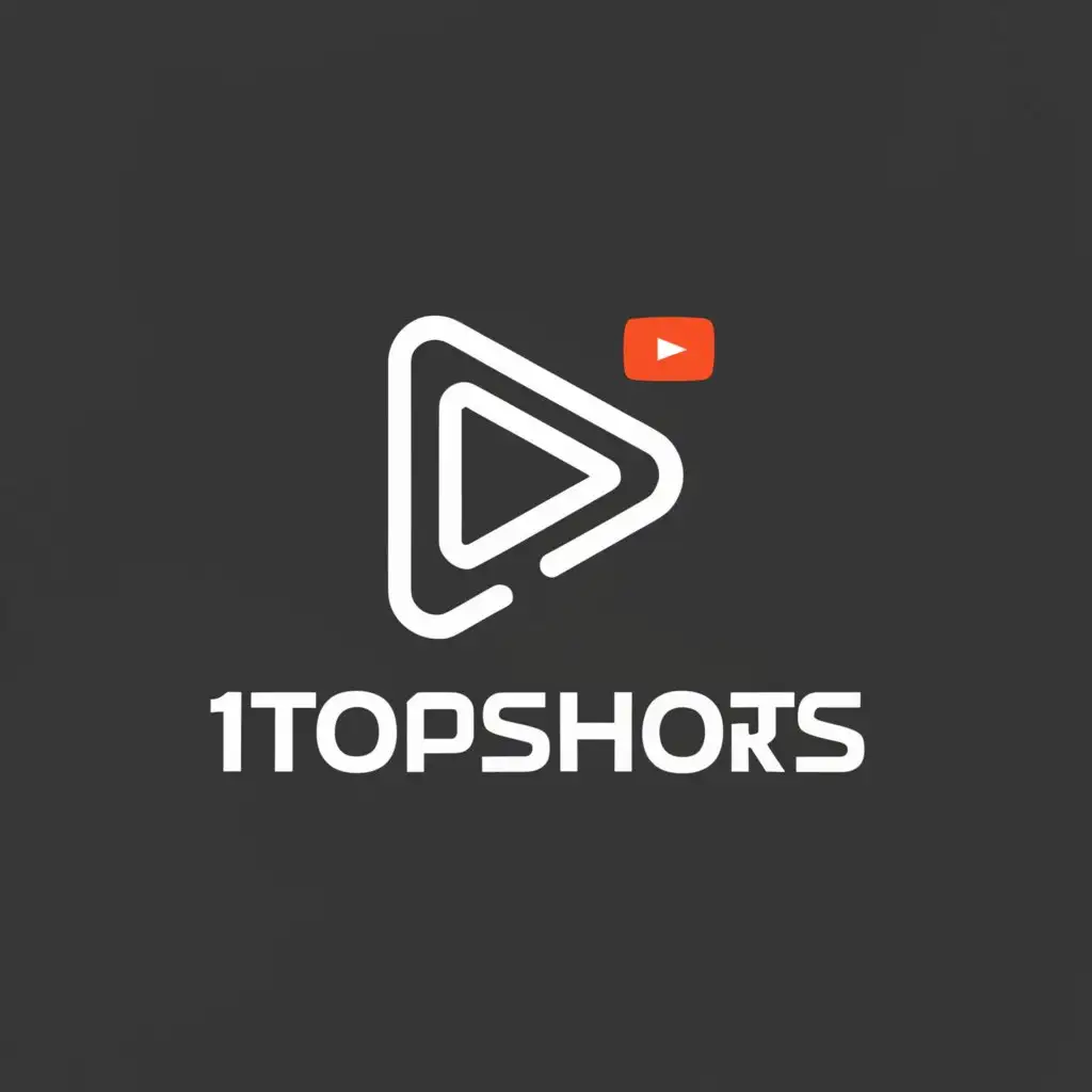 LOGO-Design-For-1TopShorts-Dynamic-YouTubeInspired-Logo-for-Online-Presence