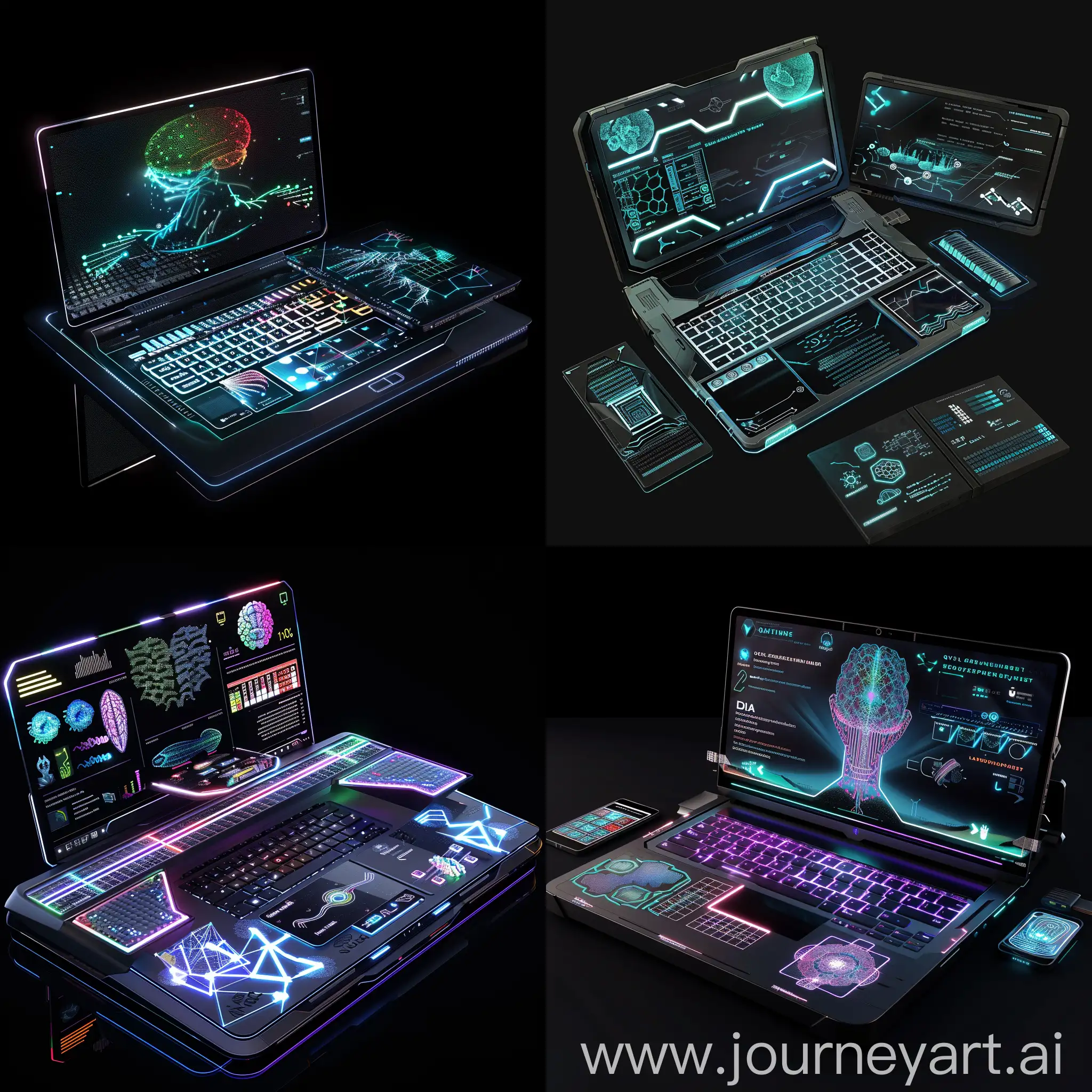 Futuristic-Laptop-with-Quantum-Processor-and-Holographic-Display-Technology