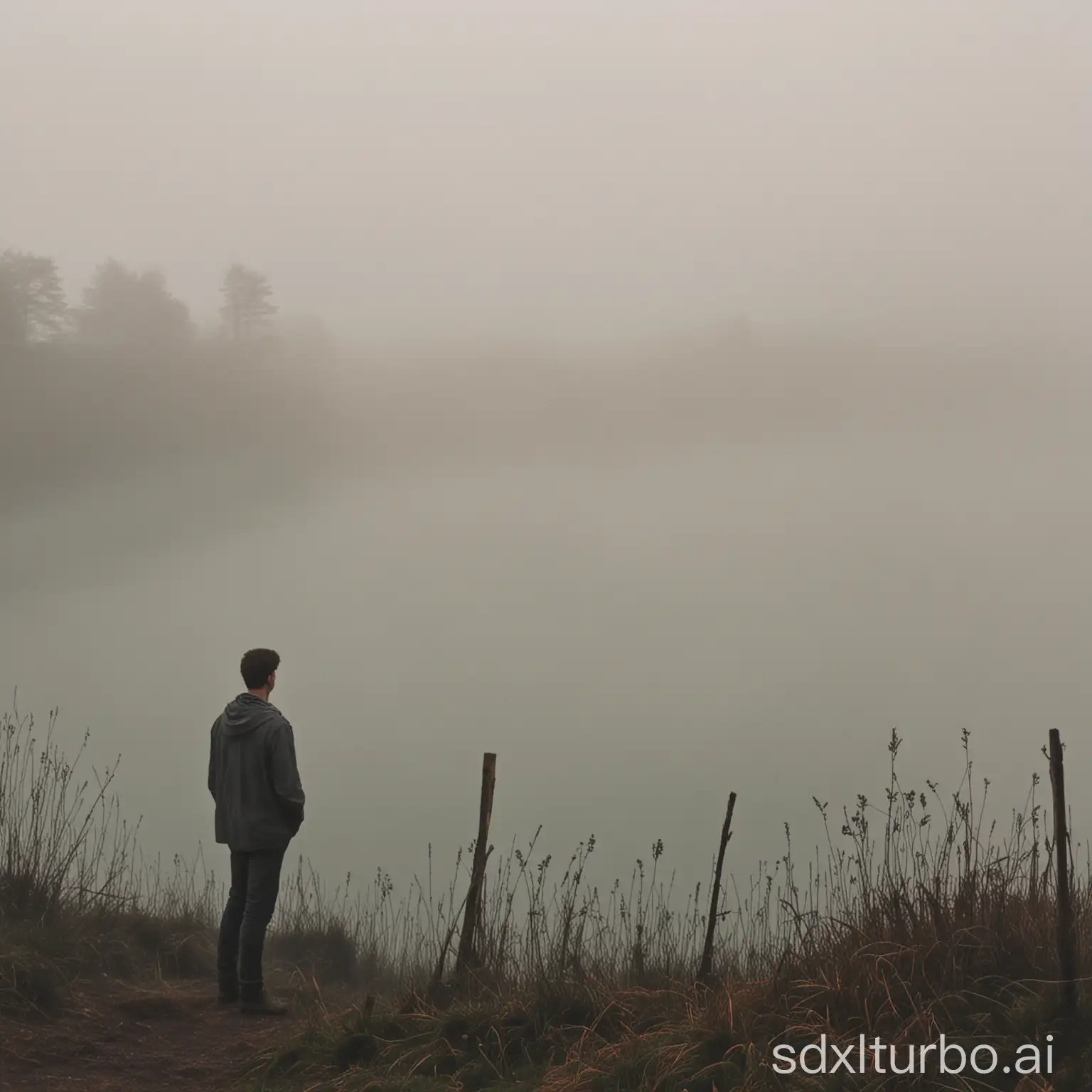 Mysterious-Lone-Figure-Gazing-at-the-Foggy-Horizon
