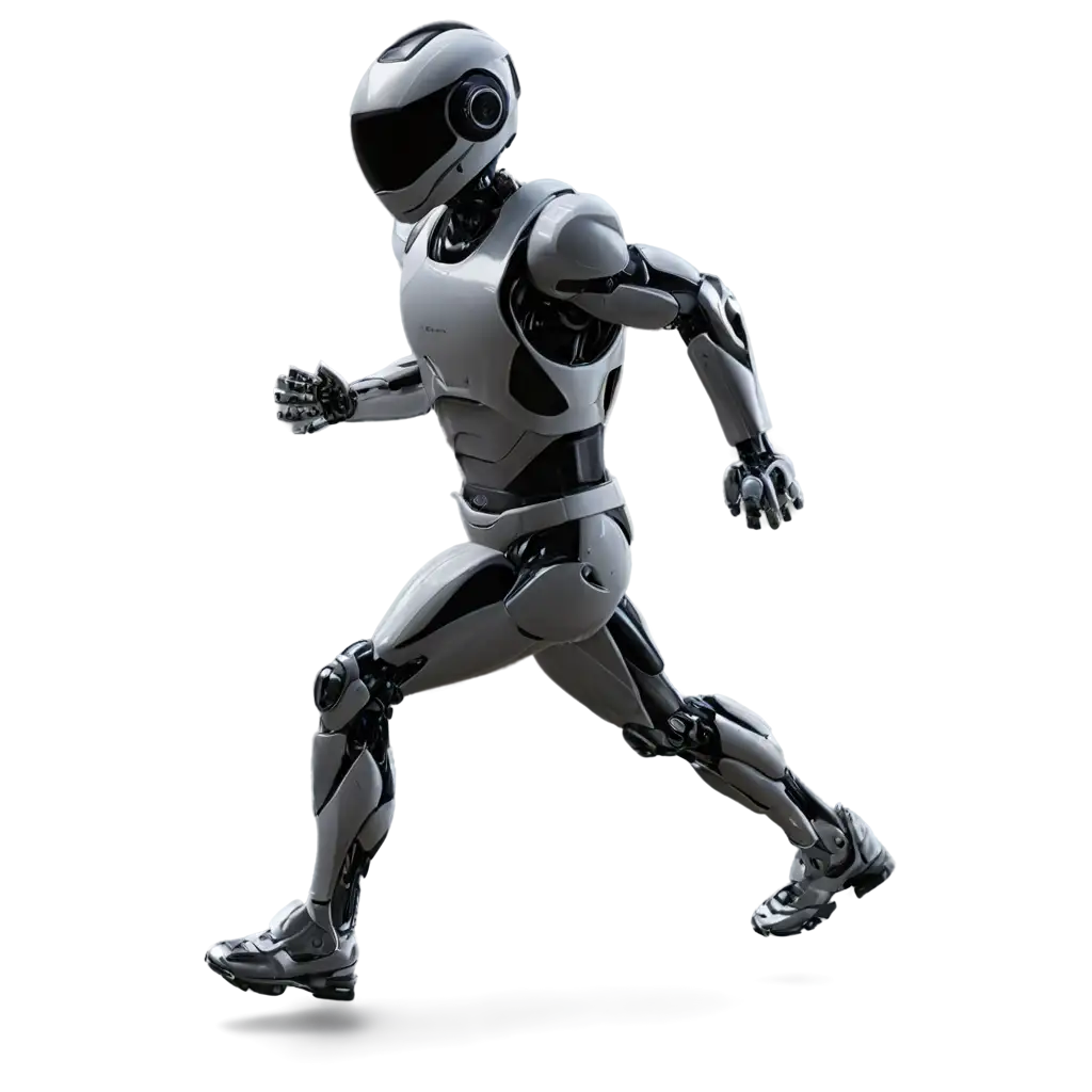 Robot-Running-PNG-HighQuality-Image-for-Futuristic-Themes