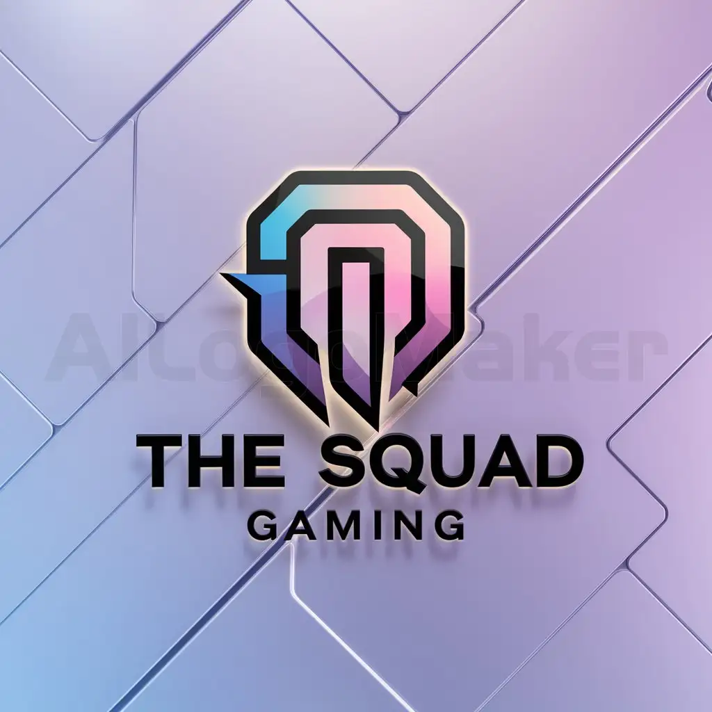 a logo design,with the text "The Squad Gaming", main symbol:Discord, Twitch, TikTok,complex,be used in 0 industry,clear background