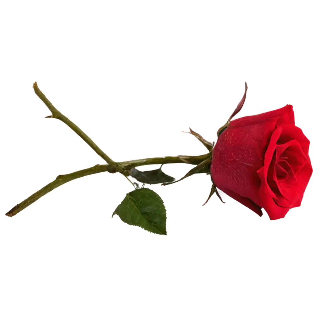 Exquisite-PNG-Image-of-a-Closed-Red-Rose-Bud-Enhancing-Beauty-and-Detail