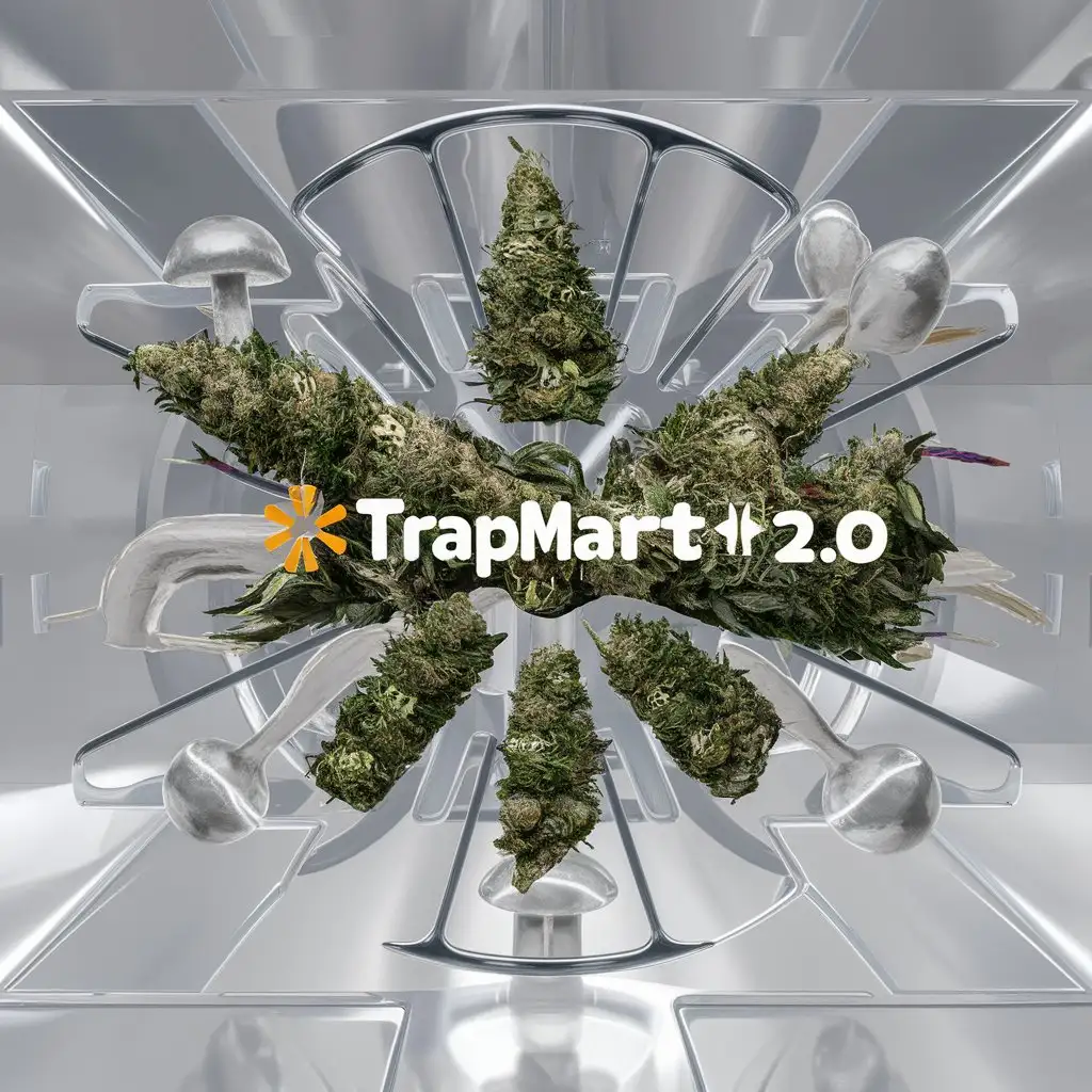 LOGO-Design-For-Trapmart-20-A-Bold-Combination-of-Walmart-Logo-and-Trap-Drugs-Theme