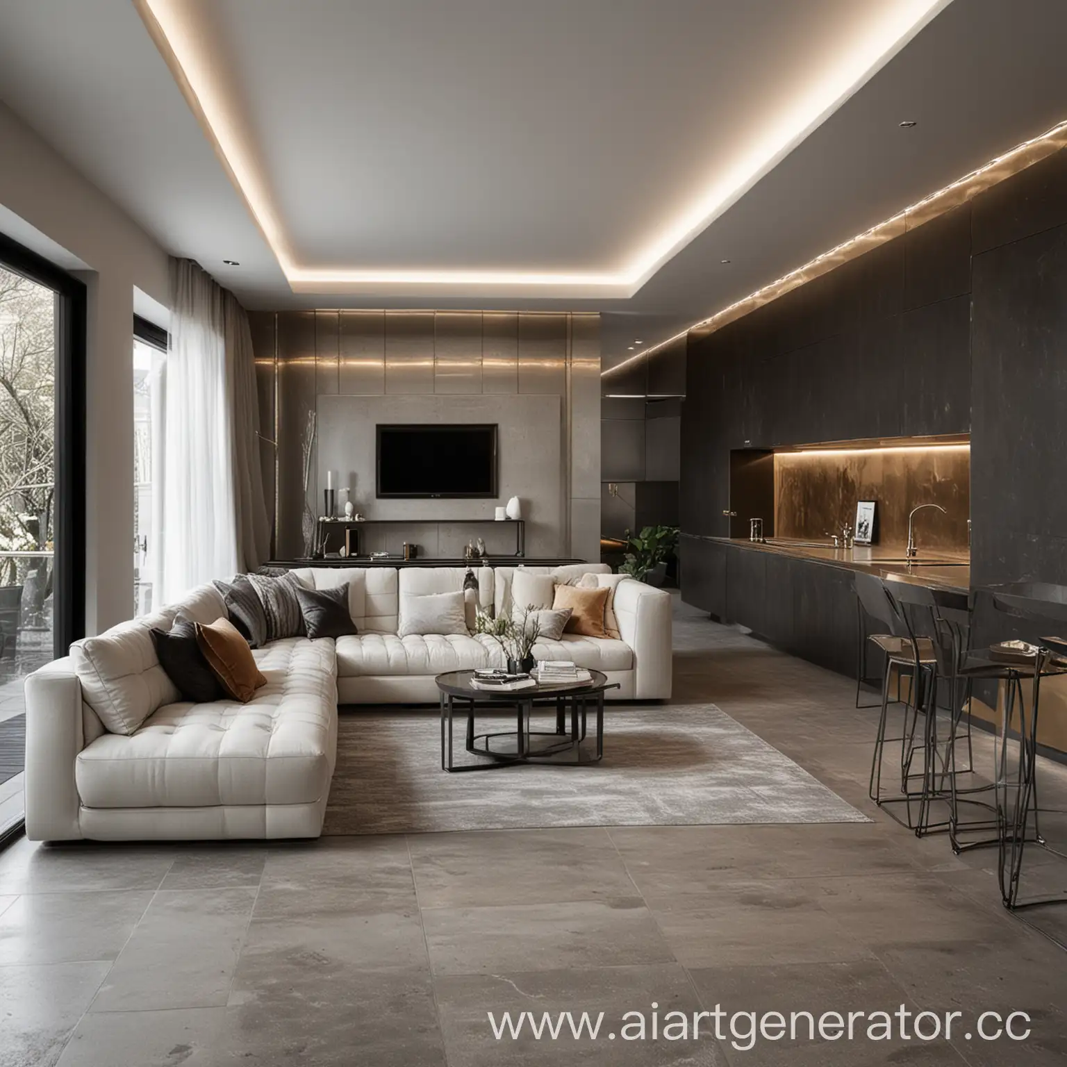 Modern-Interior-Design-with-Metallic-Elements