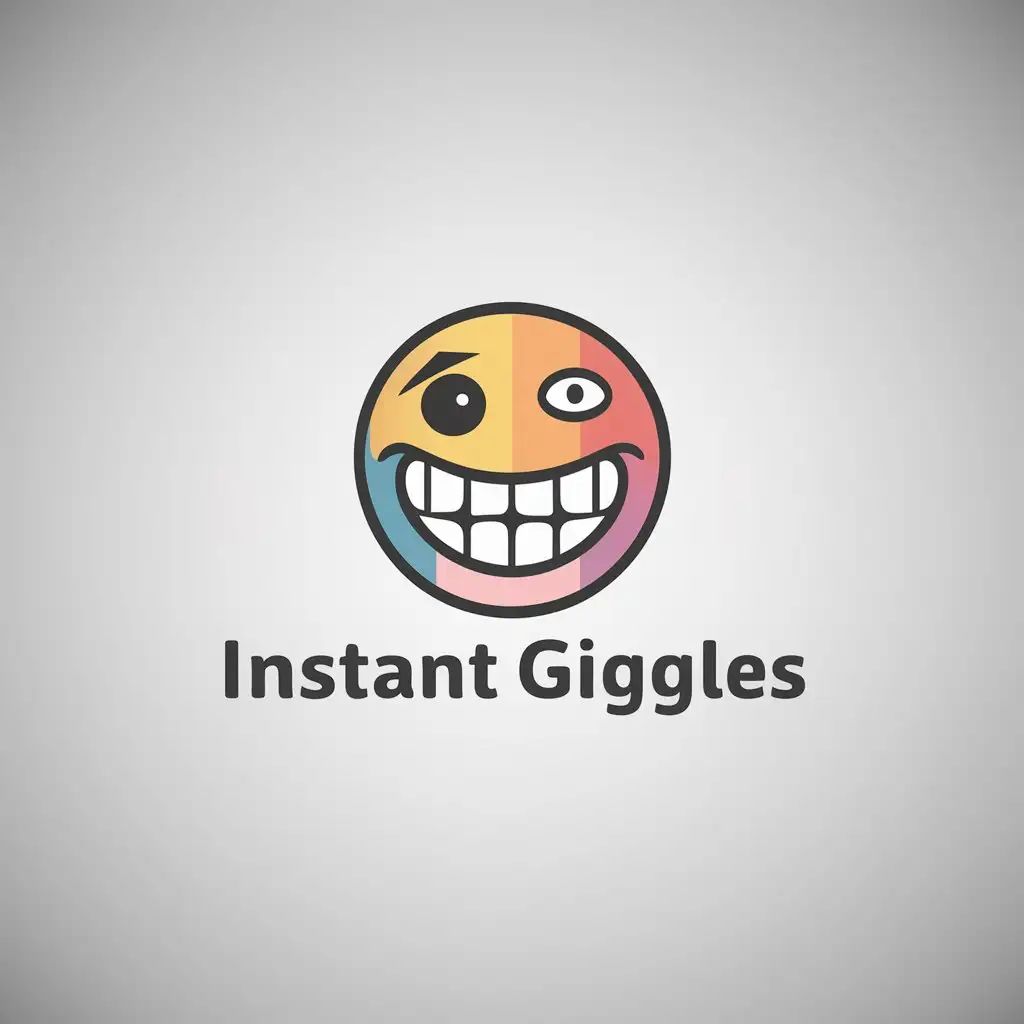 LOGO-Design-For-Instant-Giggles-Minimalistic-Memes-Symbol-for-Entertainment-Industry