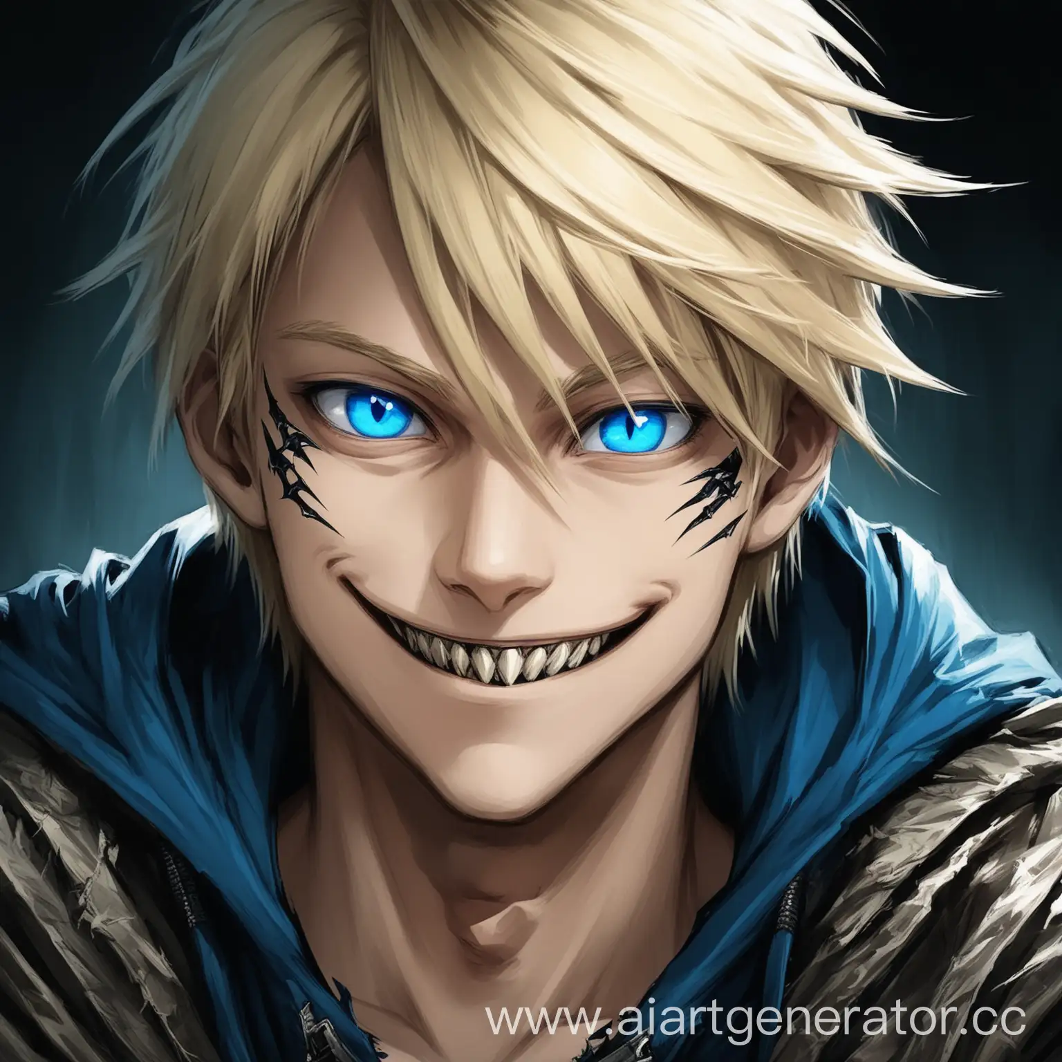 Blue-eyed, blond, predatory smile , Boy 