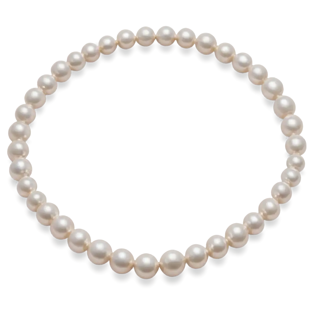 Exquisite-Pearl-Round-PNG-Elevating-Visual-Appeal-with-HighQuality-Transparency
