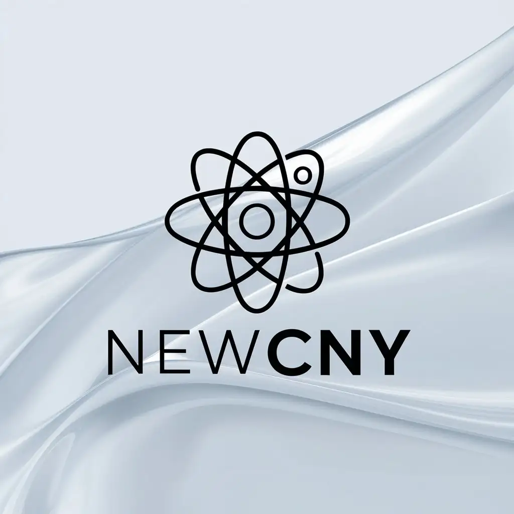 LOGO-Design-For-NewCny-Modern-Atomic-Nucleus-Symbol-on-Clear-Background