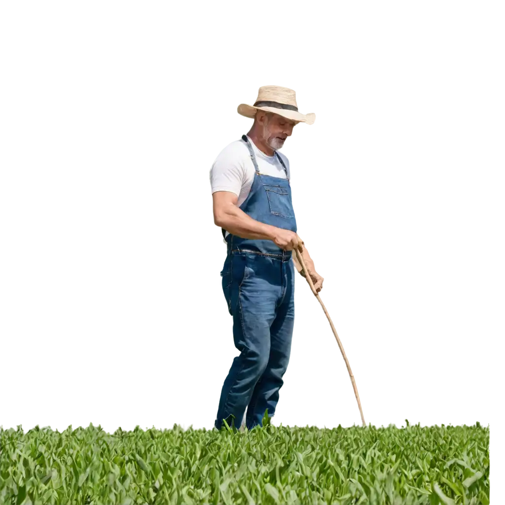 a farmar farming the feld
