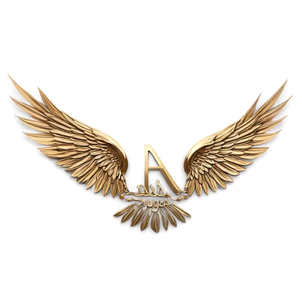 ALI MUGHAL  name logo with an eagle image