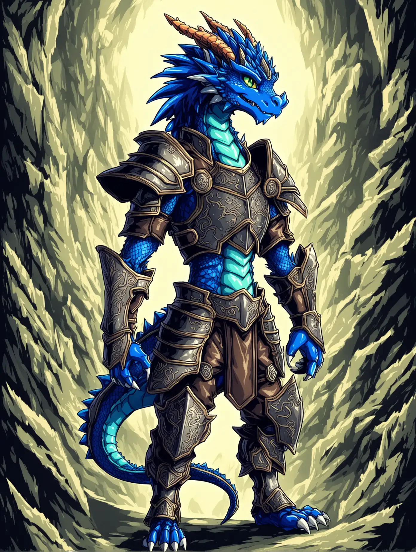 Fantasy-Adventurer-Dragonboy-in-Anime-Leather-Armor-Art