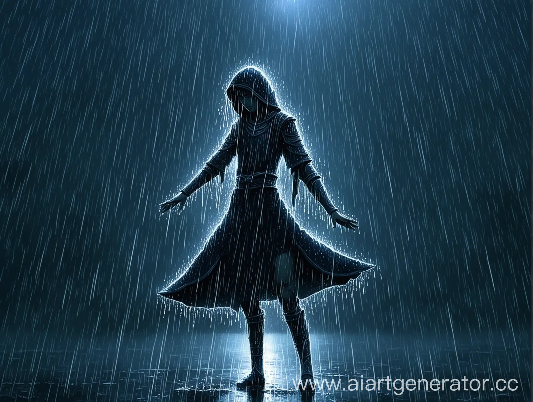 Sad-Night-Warrior-Dancing-in-the-Rain