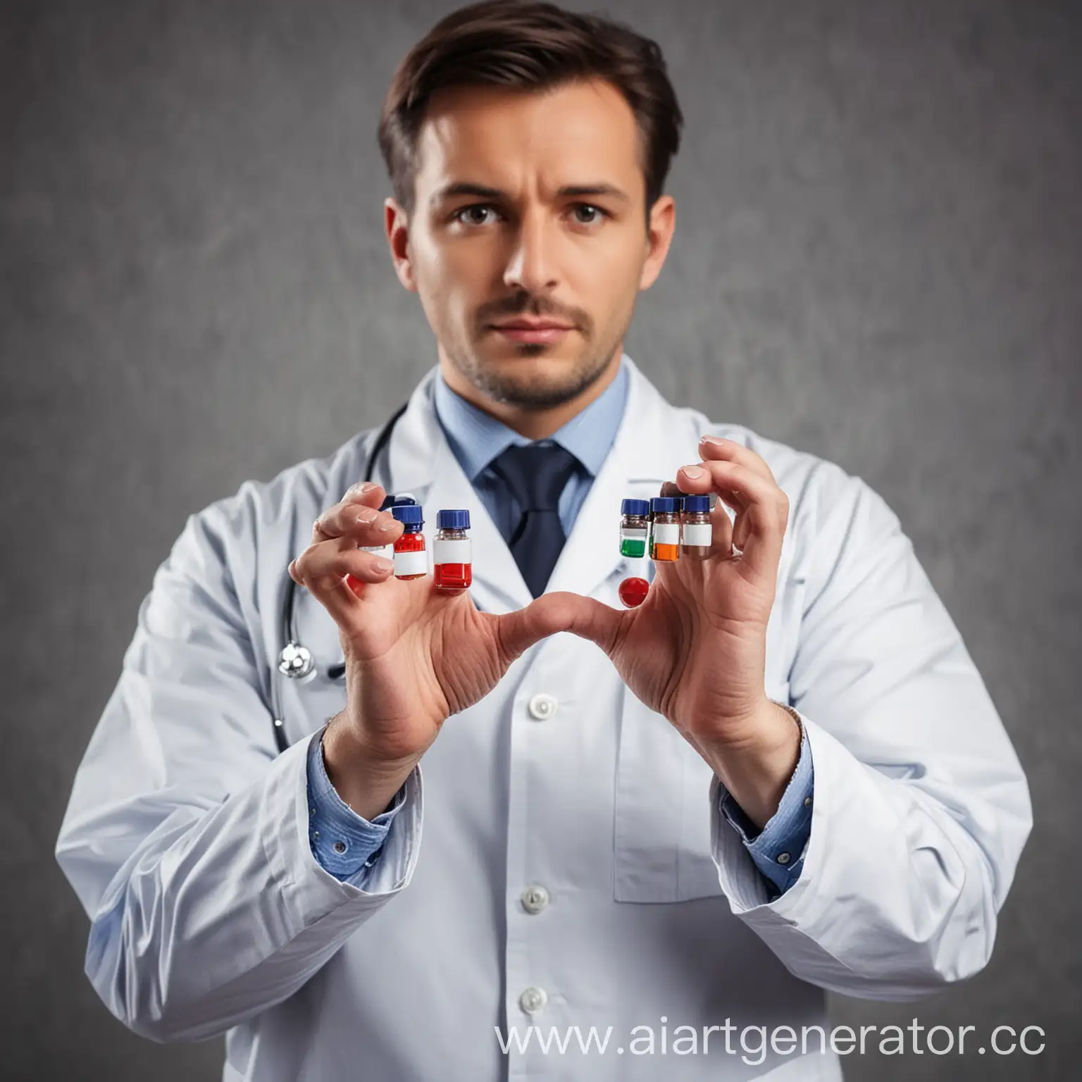 Doctor-Holding-Steroids-for-Treatment-in-Medical-Office
