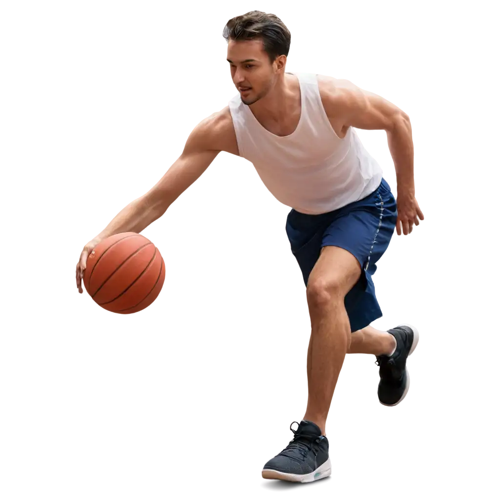 HighQuality-PNG-Image-Skilled-Athlete-Engaged-in-Basketball-Game