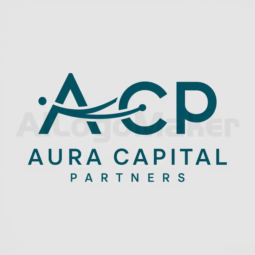 a logo design,with the text "Aura Capital Partners", main symbol:ACP join each other,Moderate,be used in 0 industry,clear background