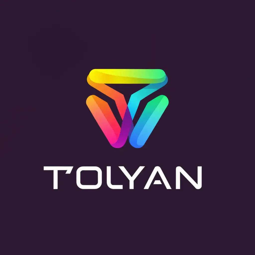 a logo design,with the text "Tolyan", main symbol:T,Minimalistic,be used in gaming industry,clear background