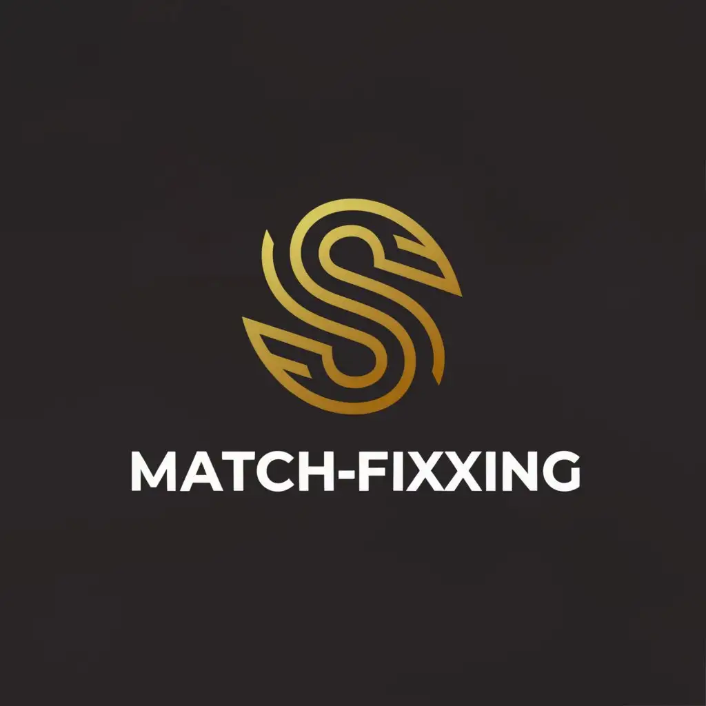 a logo design,with the text "Match-Fixing", main symbol:A new look at betting,Minimalistic,be used in Sports Fitness industry,clear background