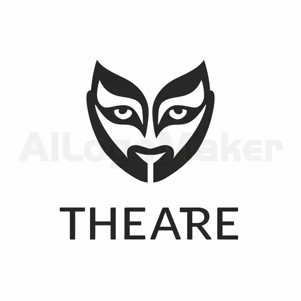 a logo design,with the text "Theatre", main symbol:theatre,Moderate,be used in Entertainment industry,clear background