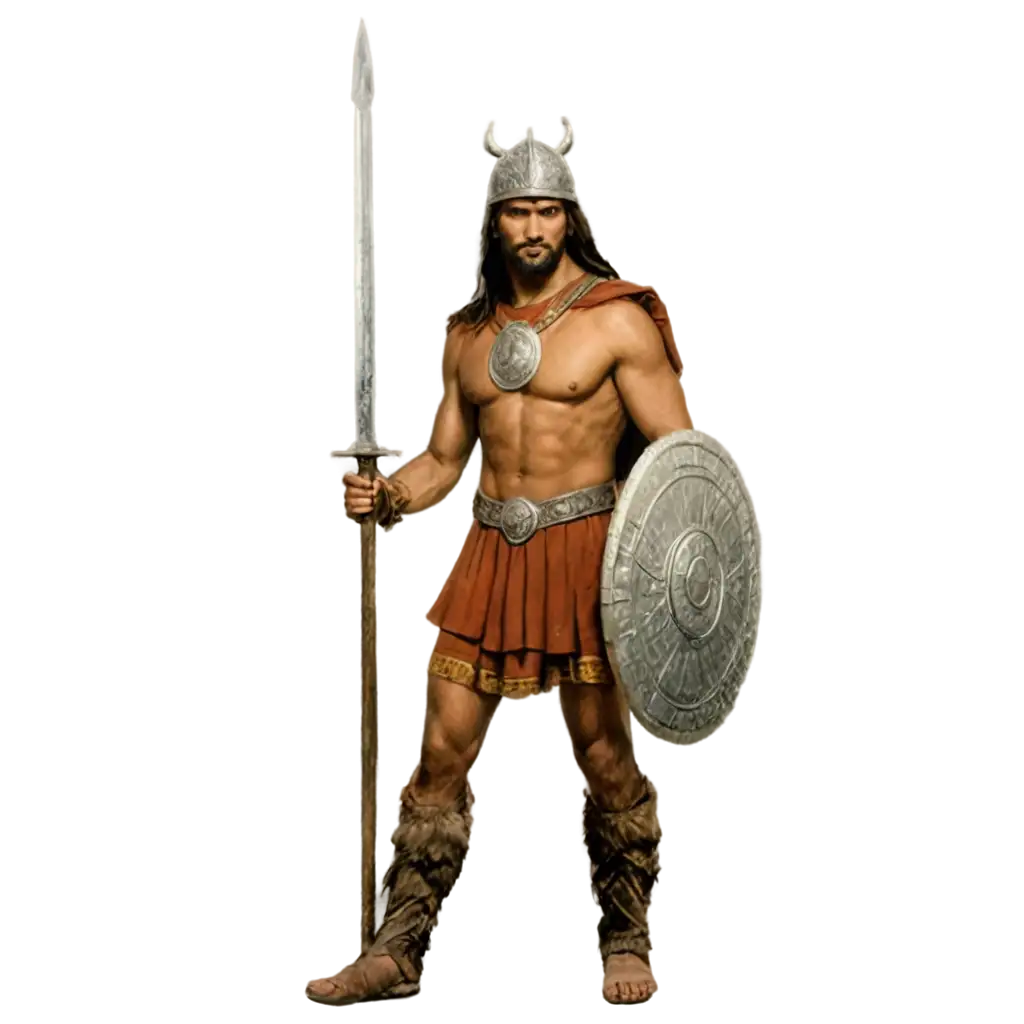 PNG-Image-of-a-Dacian-Warrior-Capturing-Ancient-Valor-and-Strength