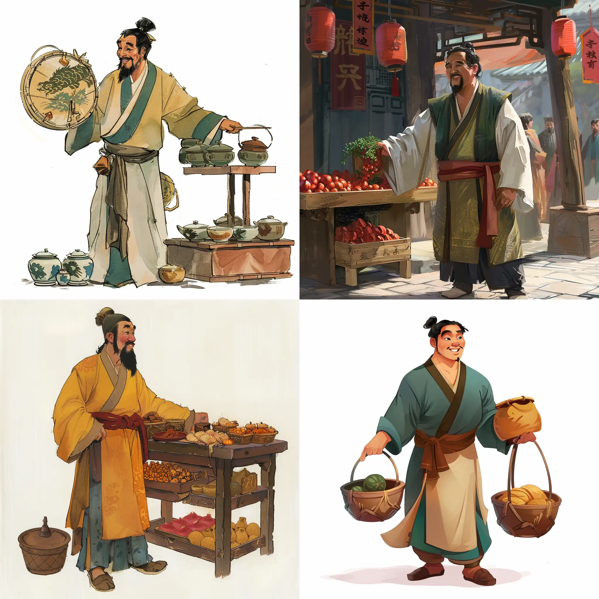 Tang-Dynasty-Merchant-in-Disney-Artistic-Style